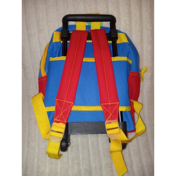 Sesame Street Elmo Rolling Backpack New with Tags Suitcase Bookbag - Picture 4 of 6